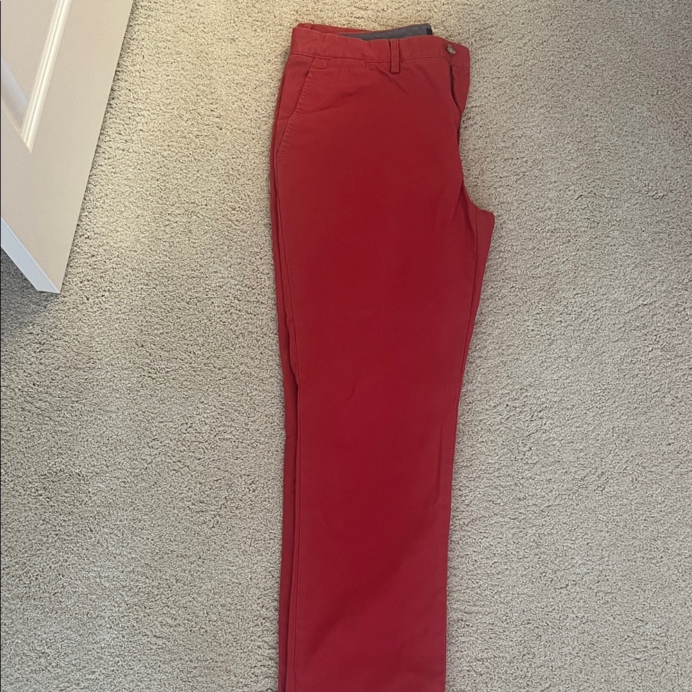 Club Room Red Chinos